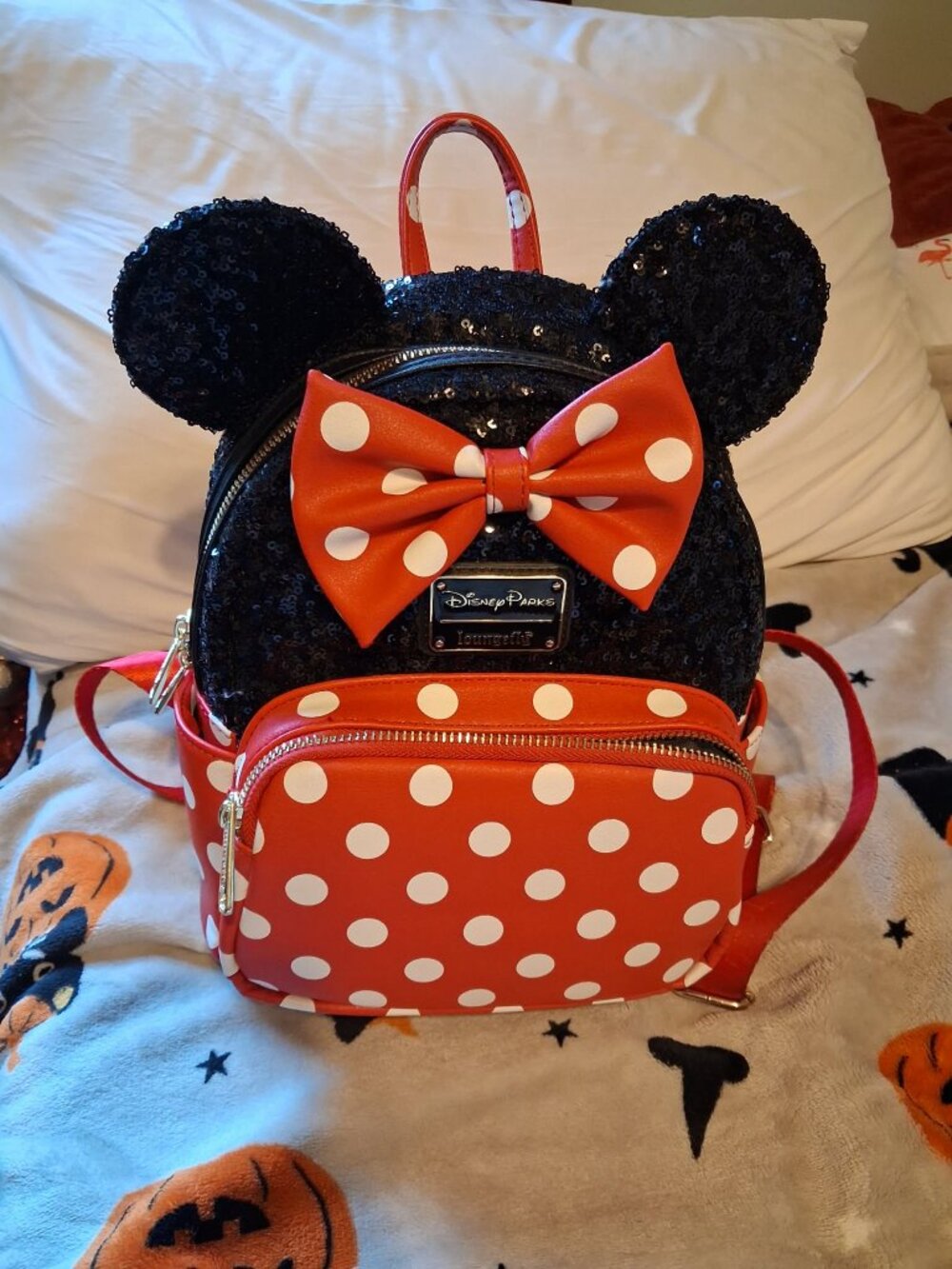 Loungefly Disney Minnie Mouse Sequin Mini Backpack